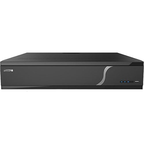 Speco N128NR 4K 128-Channel H.265 NVR with Analytics, 32TB HDD, Black