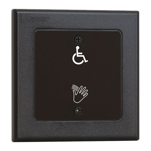 Camden CM‑336/44W SureWave Battery Powered Wireless Touchless Switch Double Gang Plastic Hand/Wheelchair Icon
