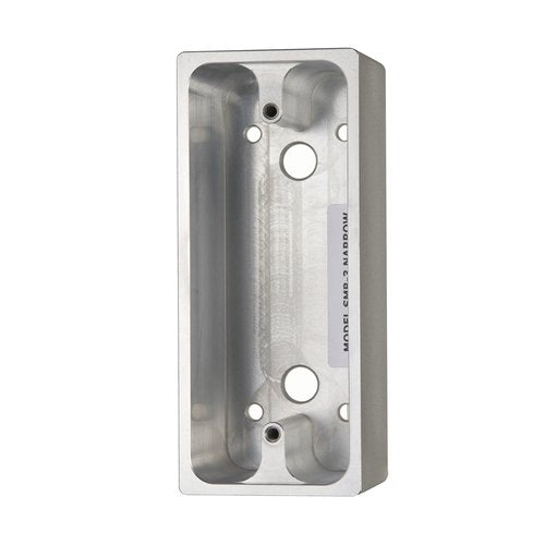 Alarm Controls SMB-3 Narrow Surface Mount Box for 1-3/4\\" Wide Plates, Clear Anodized Finish