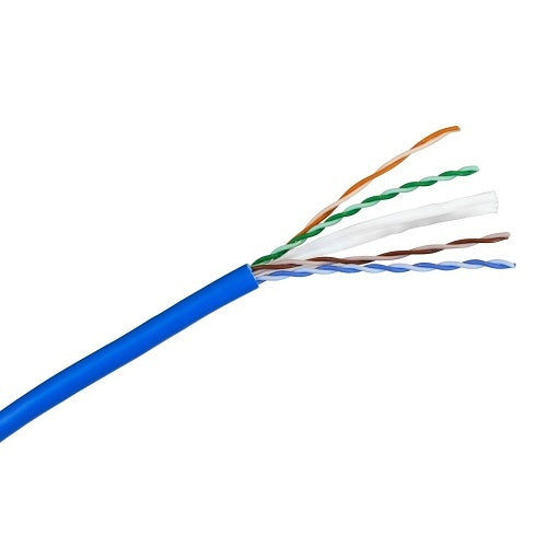 Hubbell HC6SRB CAT6 NEXTSPEED Riser Cable, Sweep Tested to 550 MHz, 1000\' Spool, Blue