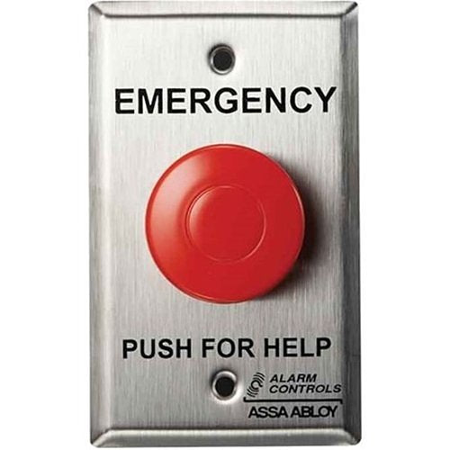 Alarm Controls PBM Momentary Panic Stations Image of AC-PBM11L2GR