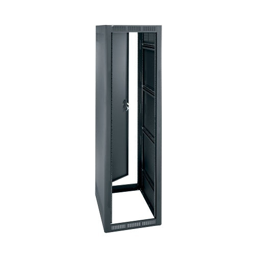 Middle Atlantic WRK-40SA-27 WRK Series Floor Standing Rack with Rear Door, 27.6\\" Depth, 24.3\\" Width, 40U