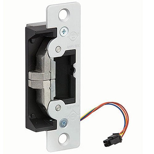Adams Rite 7401M130 7401M 7400 Series UltraLine Electric Strike, Monitored, Radius Faceplate, to Match Clear Anodized