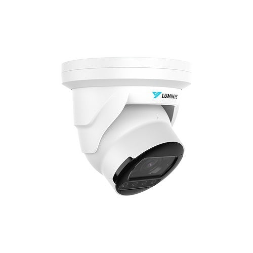 Luminys N5T-4LAV 4MP IP LumiLuxSmart Turret Camera, 2.7-12mm Vari-Focal Lens, IP67, White