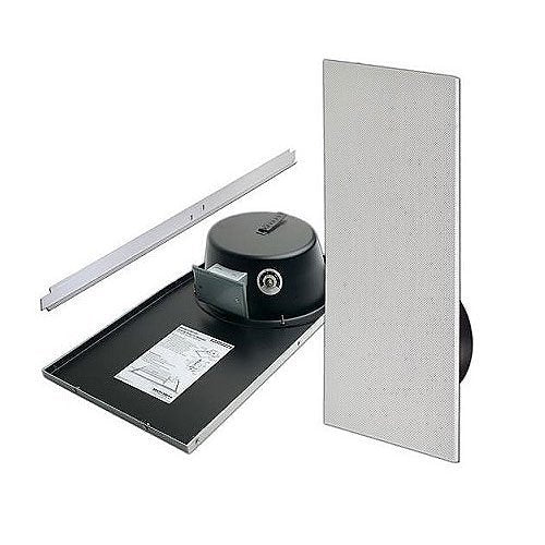 Bogen CSD1X2VRU Drop-in Ceiling Mounted Speaker with Back Can and Recessed Volume Control, 70V, 25V, Bright White