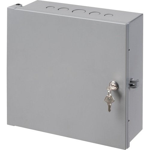 Arlington EB0708 7\\" x 8\\" x 3.5\\" Heavy-Duty Non-Metallic Enclosure Box, NEMA3R, Gray Image of 9N-EB0708