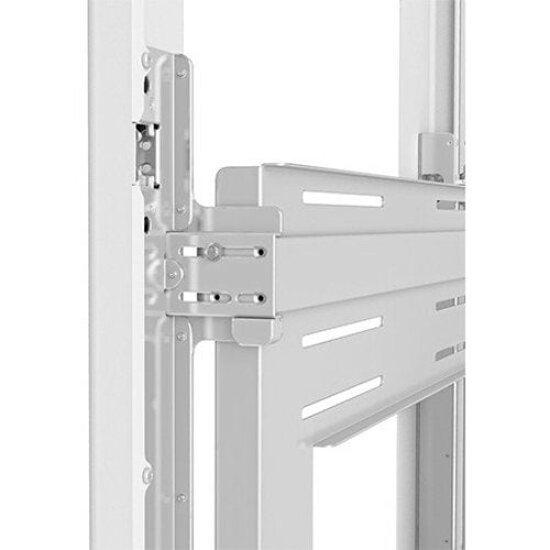 Chief LF55UBP-B2B Impact Floor Mounted Back-to-Back Kiosk, Portrait 55\\", Black