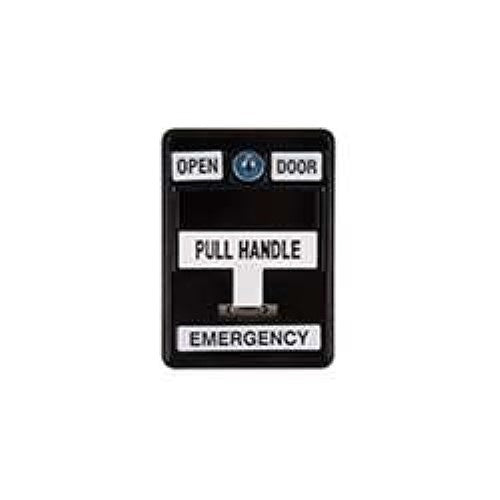 Dortronics 6510/BK-S35 6500 Series Emergency Pull Station with SPDT Form Switches, Black