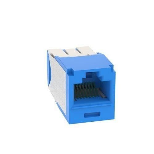 Panduit CJ6X88TGBU-24 Mini-Com Module Cat 6A UTP Keystone Jack, 8 Pos 8 Wire, Blue