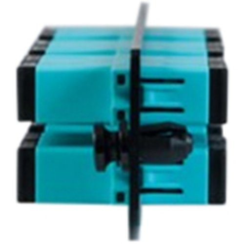 ICC ICFOPC161G SC-SC Duplex Fiber Optic Adapter Panel, Multimode, 12 Fibers, Blue