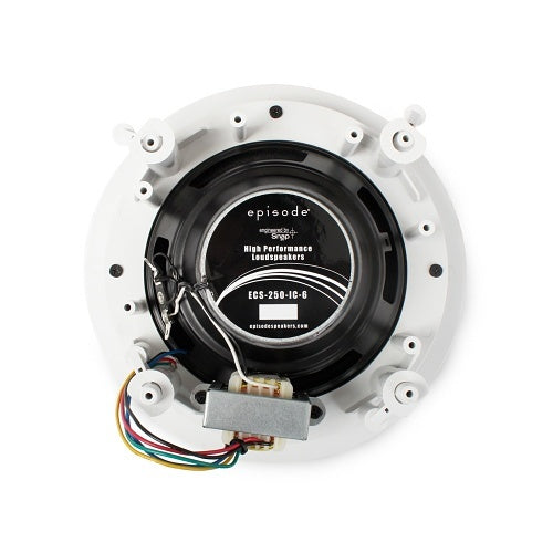 Episode KIT-ECS-250-IC-6 250 Commercial Series In-Ceiling Speaker and Tile Bridge, 6 ½\\", 25/70V, White