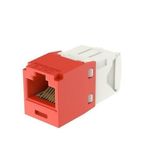 Panduit CJ688TGRD Keystone Jack, Mini-Com Module CAT6 UTP with 8 Position Wiring