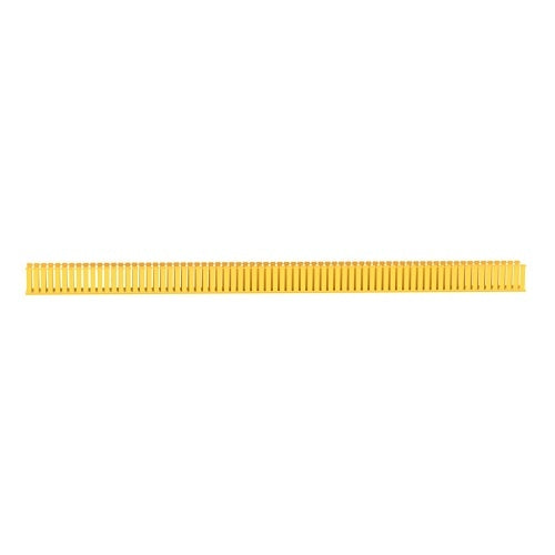 Panduit E4X4YL6 FiberRunner® Slotted Cable Routing Channel, 4x4, Yellow