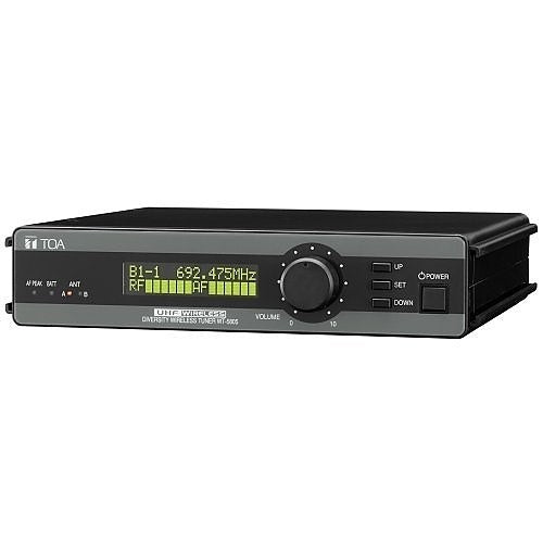 TOA WT5805AMRM1D00 64-Channels Wireless Receiver, Space Diversity with 2-Line LCD Display