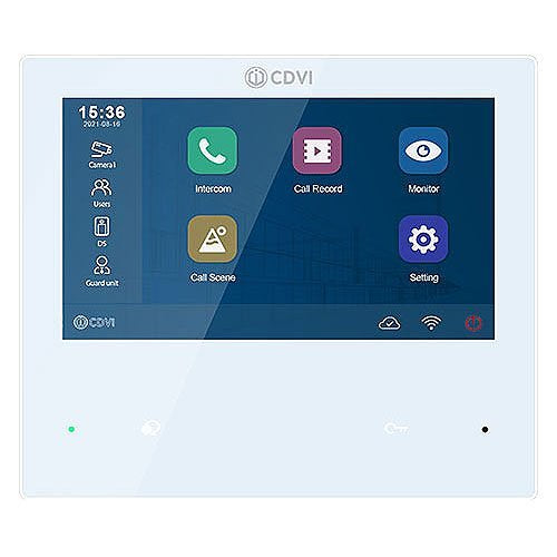 CDVI IP-MONSQ Touch Screen IP Monitor (Square) Image of CV-IPMONSQ