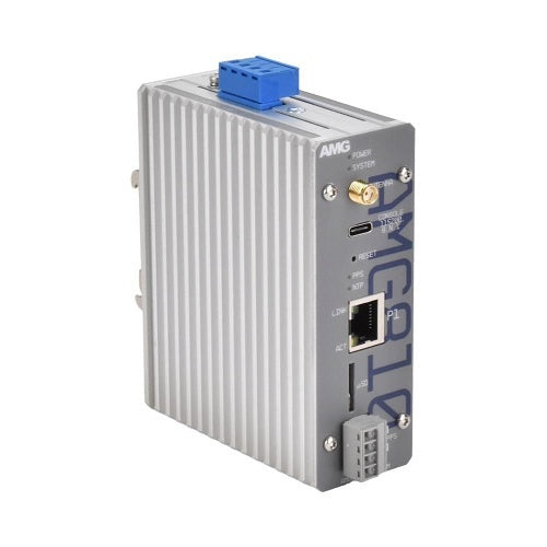 AMG Systems AMG810-1F-PD AMG810 Series Stratum 1 Network Time Server, 1 x 10/100Base-T(x) RJ45 Port, 1 x GNSS Input, 1 x PPS Input/Output, 1 x Digital Output, Antenna Not Included