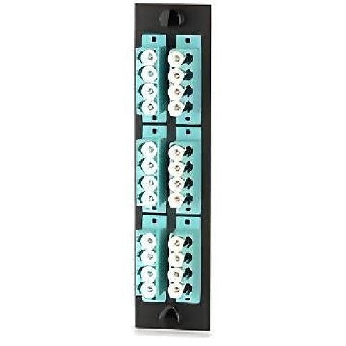 Signamax UFE-B-12LC-C 12-Port (24 Fiber) LC SM Adapter Plate, Ceramic Sleeve
