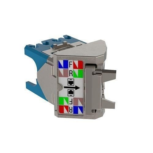 Panduit CJSLRCAPBU-X 45° Angled Wire Cap for CAT6A Shielded TG Jack