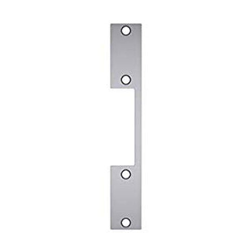 HES N-2-630 1006 Series Faceplate for Mortise Locksets with Night-Latch Function Only Deadbolt, 9\\" x 1 3/8\\", Satin Stainless Steel Image of HE-100620211