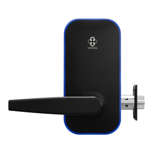 Centrios CEB102-MO-BSP-CE234S-497 Cylindrical Lock, Monroe Lever, 2 3/4\\" Backset, Black Suede