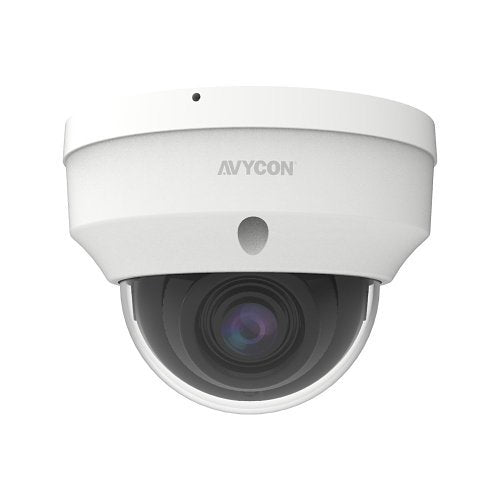 AVYCON AVC-NPV81F28 Diversity Series 8MP H.265 Vandal IR Dome IP Camera, 2.8mm Fixed Lens, White