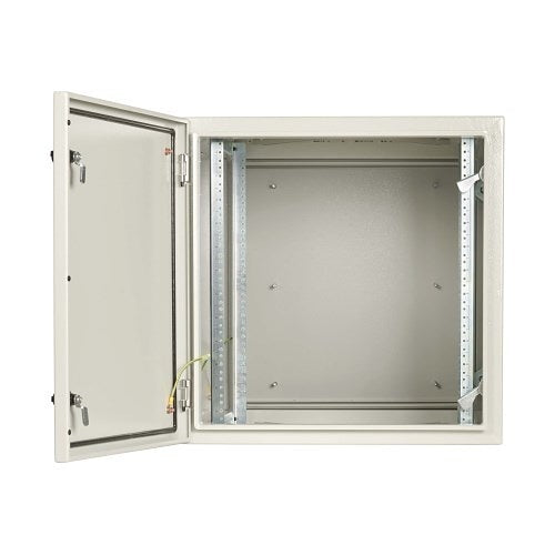 Tripp Lite SRN4G12USDP SmartRack Industrial Enclosure with Lock, Wall Mount, Hinged Back, 32\\" Depth, 12U, NEMA 4, Metal, Gray