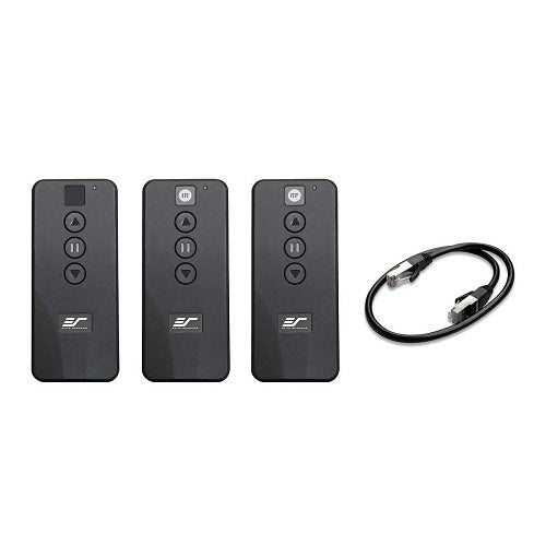 Elite Screens FTE135H3-C4D Kestrel Tab-Tension Motorized Rising Projection Screen, 66.2x117.7\\"