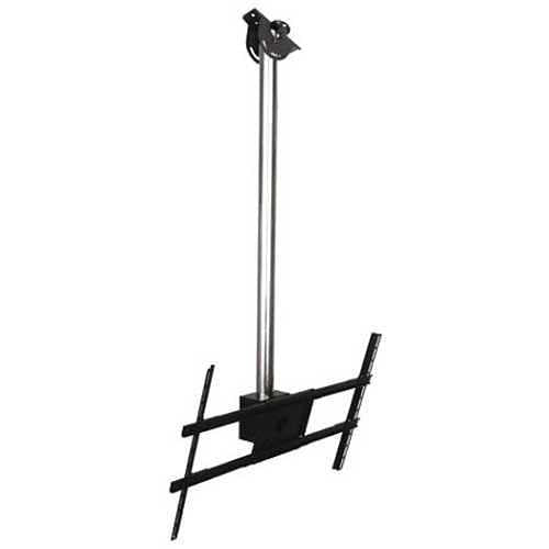 Peerless-AV MOD-FPSKIT150 Modular Series Ceiling Kit for up to 75\\" Displays; 59\\" (1.5m) Height, Black/Zinc Plated