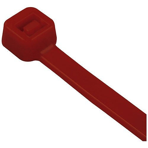 ADI PRO 0E-WT850RP5 8\\" Wire Ties, Maroon, 500-Pack Image of 0E-WT850RP5