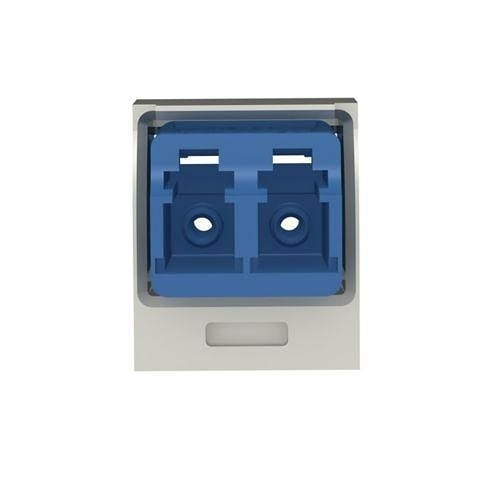 Panduit CMDSLCZIW Duplex LC Fiber Adapter Module, Connectors