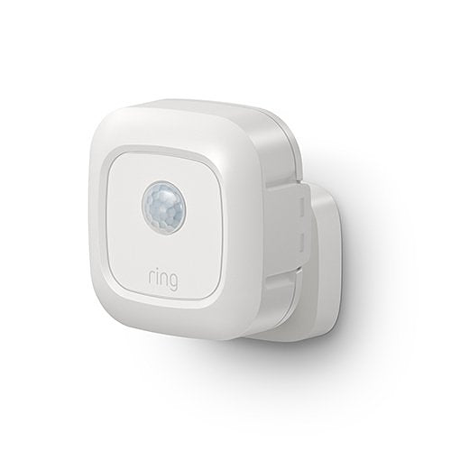 Ring Smart Lighting Motion Sensor for Smart Lights, Doorbells and Cameras, Wireless, Battery Powered, White (5SM1S8-WEN0)