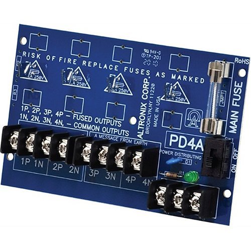 Altronix PD4CB Power Distribution Module Image of AX-PD4CB