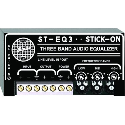 RDL ST-EQ3 3-Band Equalizer, Line Level Image of RL-STEQ3