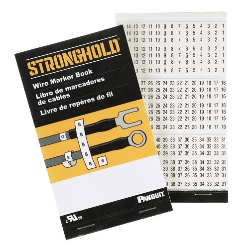 Panduit PCMB-25 Label Maker, Pre-Printed WM Book Vinyl Cloth, .22\\" W