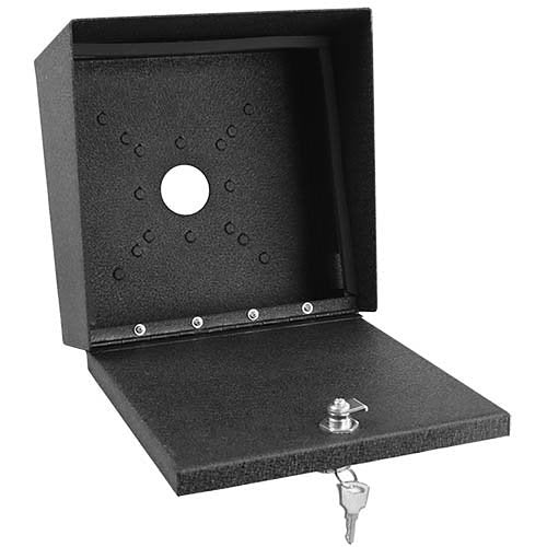 Pedestal Pro MC-CS-12-E 12\\" 12\\" Square Steel Housing, Black Power Coated