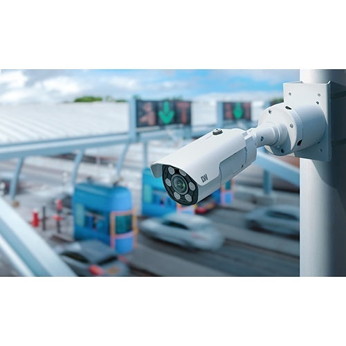 Digital Watchdog DWC-XSBA05LIPC1 MEGApix Ai CaaS 5MP ALPR and MMCR Bullet Edge IP Camera with IR and AI Engine, 6-50mm Vari-Focal Lens