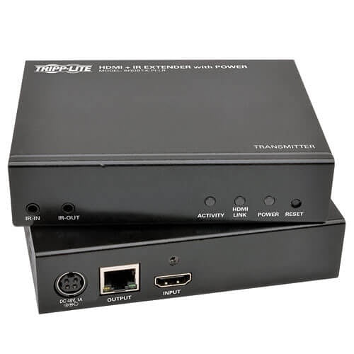 Tripp Lite BHDBT-K-PI-LR HDBaseT HDMI Over CAT5/6/6a Extender Kit Power, IR Control 4K x 2K at 24/30 Hz