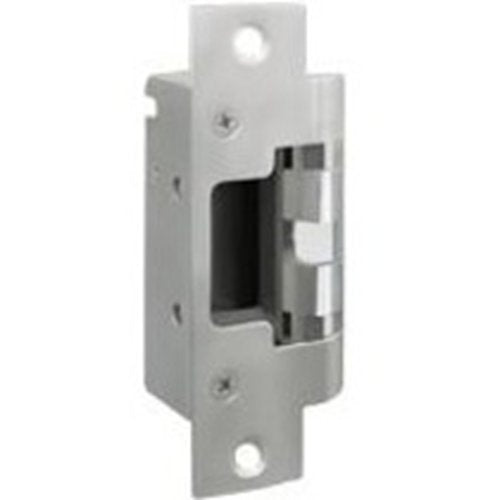 HES 801A-630 8000 Series Radius Corners and Flat Faceplate for Cylindrical Locksets, 4 7/8\\" x 1 1/4\\", Satin Stainless Steel