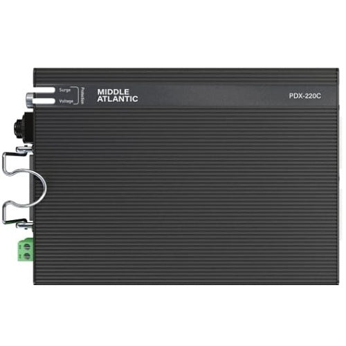 Middle Atlantic PDX-220C NEXSYS 2-Outlet Compact PDU, Multi-Stage Surge Protection, 20A