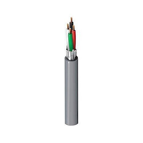 Belden 6502FE 877Z1000 Security and Commercial Audio Cable, Plenum-CMP 4-22AWG Stranded Bare Copper Conductors, 1000\' (304.8m), Natural Image of 7B-6502FE871