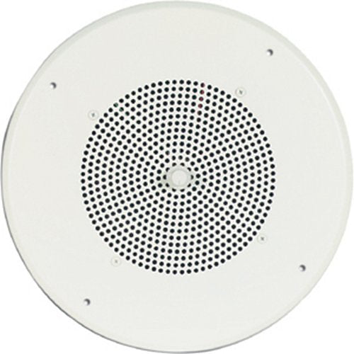 Bogen S86T725PG8WBR Ceiling Speaker Assembly with S86 8\\" Cone and Screw Terminal Bridge, Off White
