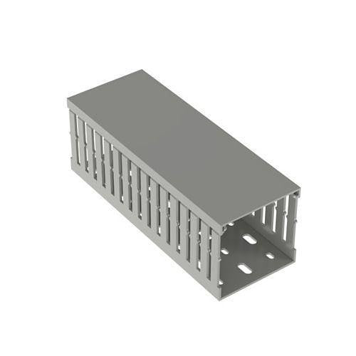 Panduit MC75X75IG2 Cable Duct, Slotted Metric Duct, 75mm x 75mm x 2m, PVC
