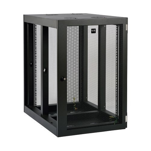 Eaton Tripp Lite SRW18UHD SmartRack Heavy-Duty Low-Profile Server-Depth Side-Mount Wall Mount Rack Enclosure Cabinet, 32.5\\" (83cm), 500lb, (226.8 kg), 18U