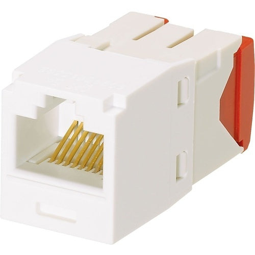 Panduit CJ5E88TGAW Mini-Com Module Cat 5e UTP Keystone Jack, 8 Pos 8 Wire