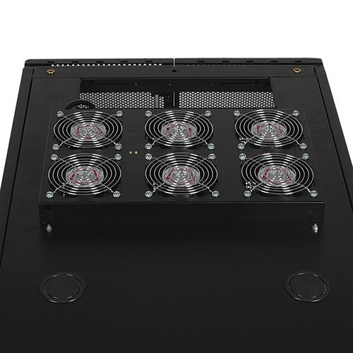 Tripp Lite SRFANROOF SmartRack Roof-Mounted Fan Panel, 6x 120V High-Performance Fans, 630 CFM, 5-15P Plug