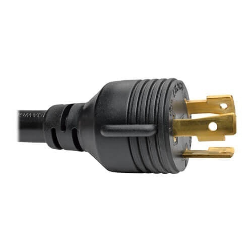 Eaton Tripp Lite P046-010-LL-30A Power Extension Cord, NEMA L5-30P to NEMA L5-30R- Heavy-Duty, 30A, 125V, 10 AWG, 10\' (3.05 m), Black, Locking Connectors