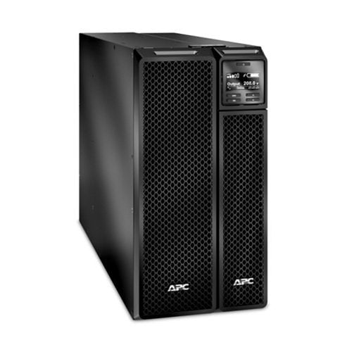 APC SRT3000XLT-5KTF Smart-UPS On-Line, kVA, Tower, 208V, 8x 5-20R, 4x L6-20R, 1x L6-30R, 1x L14-30R NEMA, SmartSlot, with Transformer 208V to 120V, W/O Rail Kit