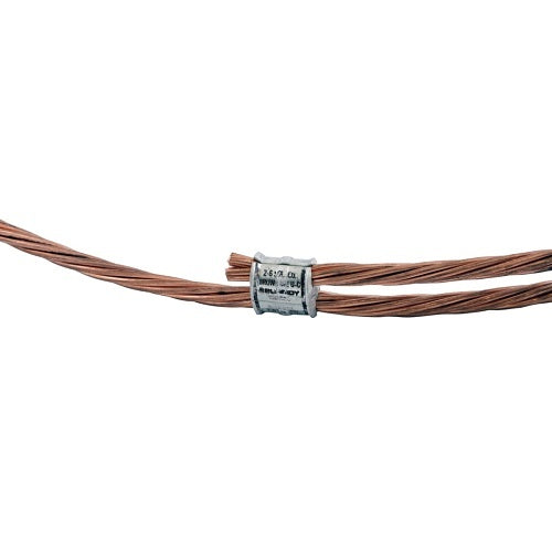 Hubbell HYH2C2C Grounding and Bonding, Copper H-Tap, 2, #2 AWG, Index C Brown