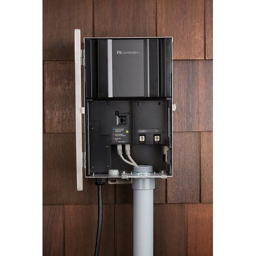 FX Luminaire LSAT-300-M Luxor Satellite Controller, 300W, Paintable Matte Grey