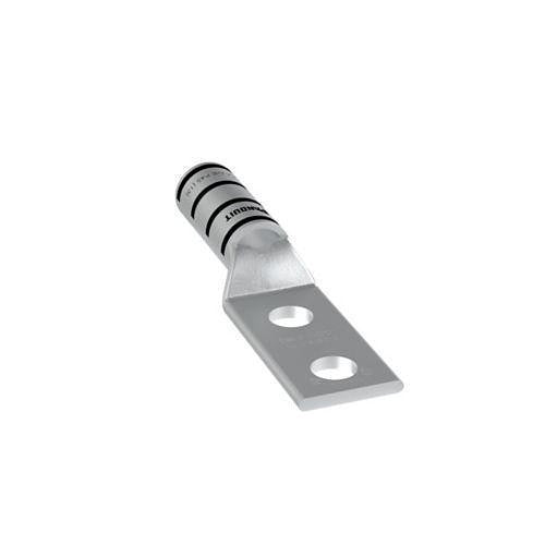 Panduit LCCX2/0-38D-X Compression Connector Lug, 2-Hole, 2/0AWG, Copper